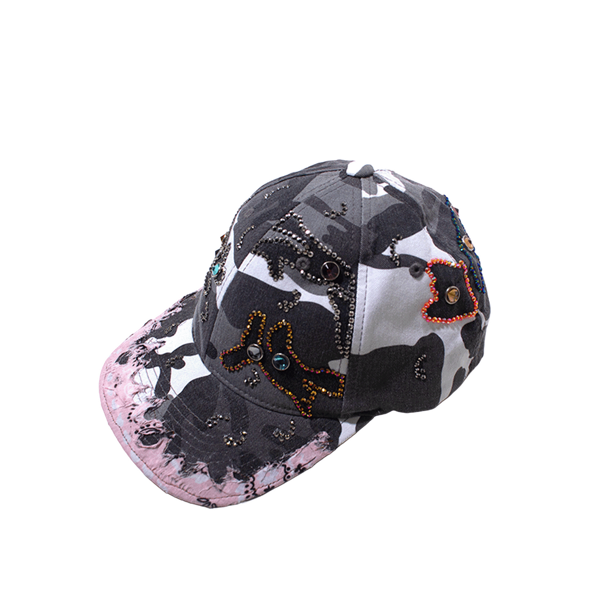 RIVA × DUGOUT PAISLEY CAMO STUDS CAP PINK